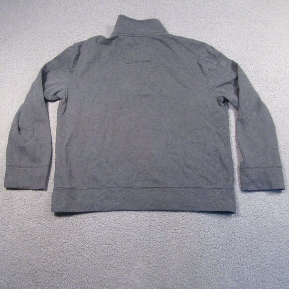 Nautica Men's 1/4 Zip Pullover Large Gray Long Sleeve Sweatshirt Casual - Picture 7 of 10